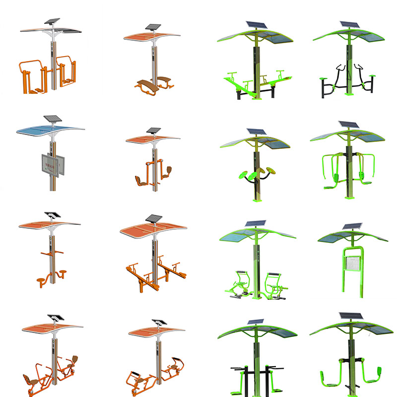 智能双位背部按摩器 - xc体育官网校园健身路径设备